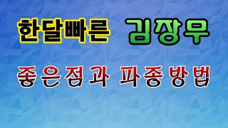 [텃밭농부.718]  한달빠른 김장무 심는 이유와 방법 #김장무재배