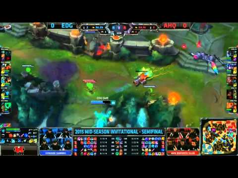 EDG Koro1 Hecarim VS AHQ Westdoor Twisted Fate Game 1 Highlights : 2015 MSI Semifinals: Patch 5.9