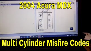 2004 Acura MDX p0300 p0302 p0303 p0303 p0304 p0305 p0306