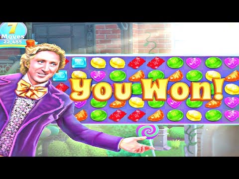 Wonka's World of Candy (iOS) - Walkthrough Part 2 -  Zone 1: Chocolate Landing (Levels 6-10)