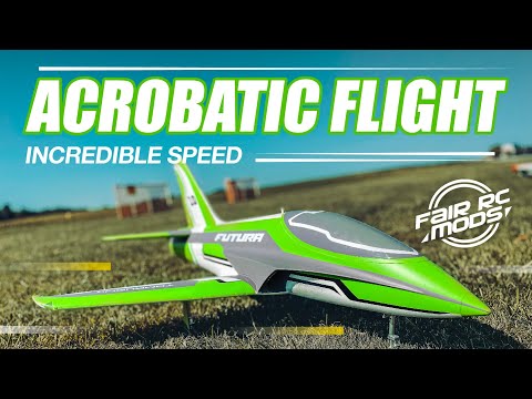 FairRC 80mm Futura V3 Sport Jet RC Airplane Green Mod | Official Video
