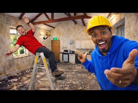 Der Bau von AJ Shabeels neuem YouTube-Studio beginnt jetzt.