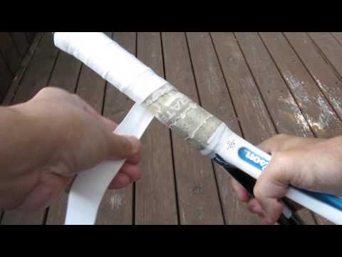 How To Wrap Overgrip Tape - Wilson Tennis Racket Comfort Overgrip Tutorial