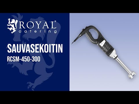 video - Sauvasekoitin - 450 W - Royal Catering - 300 mm - 4 000 - 16 000 r/min