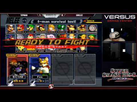 Versus Weekly 06/18/17 - Winners R3 - Smilez (Fox) vs Tipman (Ganondorf) - Melee