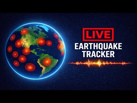 🌍 LIVE Worldwide Earthquake Tracker