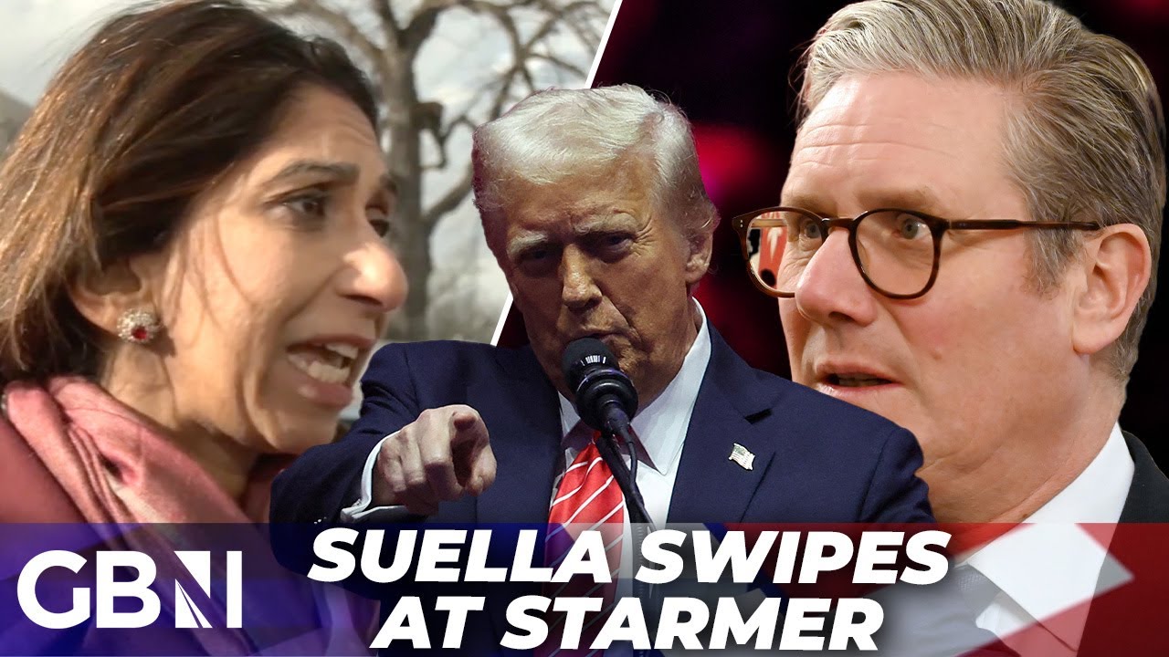 Suella Braverman LOSES IT at 'idiot' Starmer JEOPARDISING Trump Relationship with UK