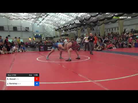 2018 UWW Cadet And U23 Nationals/UWW Cadet Freestyle 80 RR Rnd 1 - Abe Assad (izzy) Vs. Julian Ram