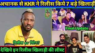 IPL 2021: KKR releases 7 Big Players just before IPL Auction 2021। #kkrhaityaar #amikkr #kkrauction