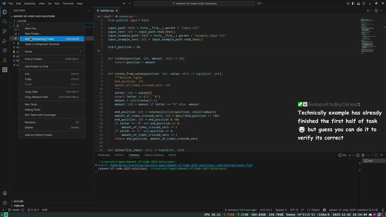 Advent of Code 2025 - Day 02 Python Solution