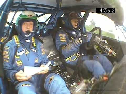 Petter Solberg Onboard Footage - Subaru Impreza - WRC Rally Acropolis 2003 SS21 Driver Camera