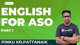 English for ASO Class-1 | Pinku Kumar Unacademy Live OPSC