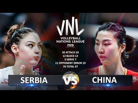 Serbia vs China | Women's VNL 2024