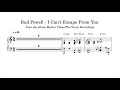 Bud Powell - I Can't Escape From You (1946, with Dexter Gordon) - Piano Transcription