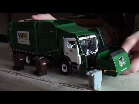 Custom First Gear 1:34 Scale Model Garbage Trucks
