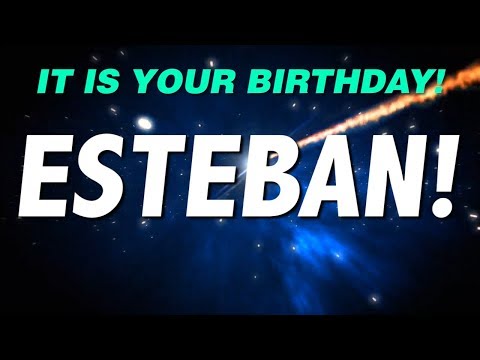 HAPPY BIRTHDAY ESTEBAN! This is your gift.