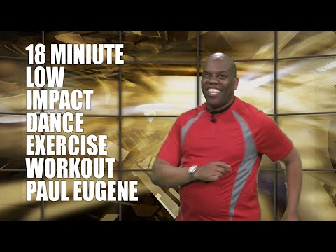 Low Impact Aerobics Dance and Stretch Exercise - 18 Minutes of Fun! No Complex Moves! Burn Fat!
