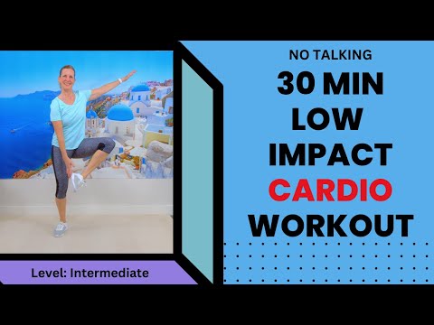 30 minute Low Impact Cardio Walking Workout at Home | No squats, no jumping, no floor