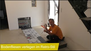 CM -Müller: DIY - Bodenfliesen/Tiles verlegen im Retro Stil
