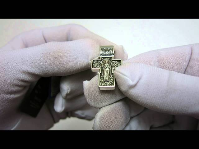 Срібний хрестик вкх143 Відео огляд