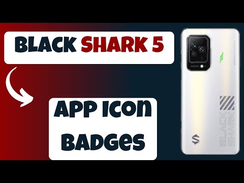 Black Shark 5 App Icon Badges Number || How To Turn On Notification Number Icon {Latest}