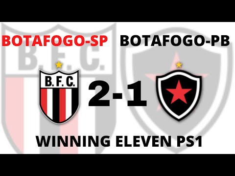 BOTAFOGO-SP 2X1 BOTAFOGO-PB | MELHORES MOMENTOS | AMISTOSO SÉRIE C | WINNING ELEVEN PS1