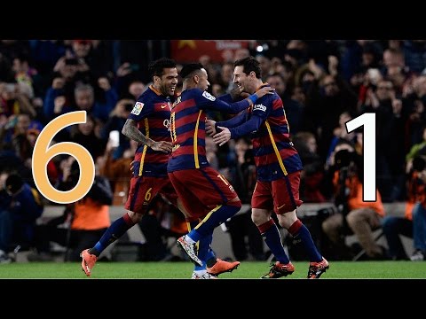 Barcelona vs Celta Vigo 6-1 All Goals & Full Match Goals | 14 February 2016