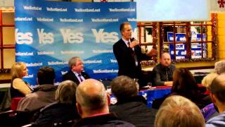 preview picture of video 'Yes Grangemouth Launch, 12.11.13. Part 3.'