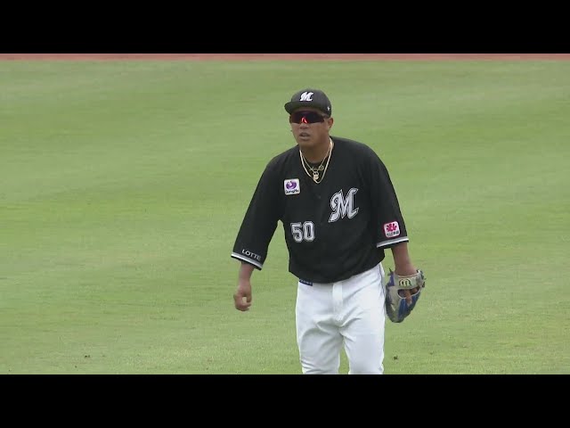 【ファーム(ノーゲーム)】さすがの強肩!! マリーンズ・愛斗 飛び出したランナーを好送球で刺す!! 2024年7月30日 北海道日本ハムファイターズ 対 千葉ロッテマリーンズ