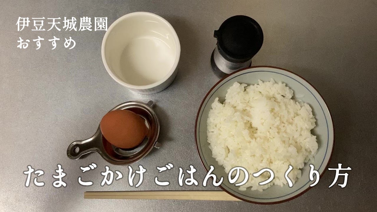 おすすめTKGの食べ方 動画