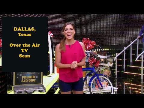 Dallas, Texas over the air Television Scan