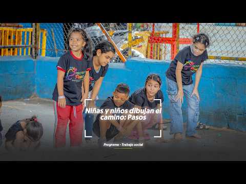 Niñas y niños dibujan el camino: Pasos
