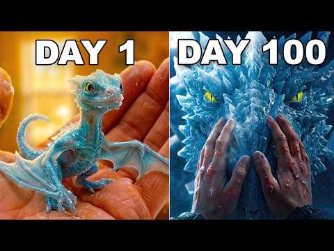 Raising a Pet Ice Dragon for 100 Days