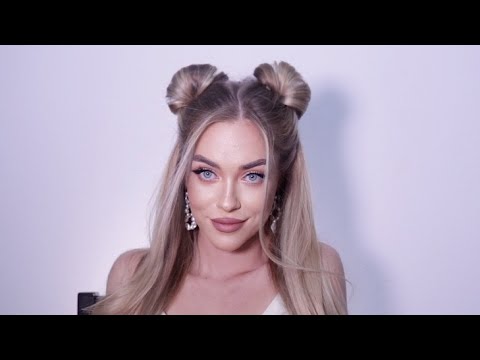 EASIEST WAY TO DO SPACE BUNS! 2-MIN SPACE BUNS