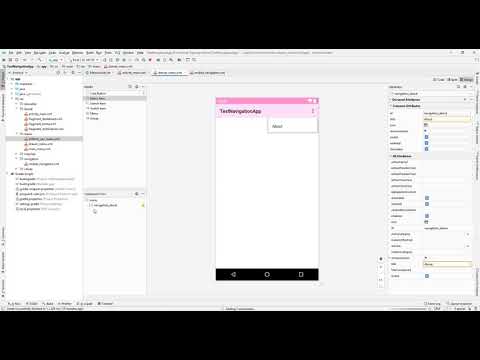 Android Navigation Component : Navigation Drawer - Layout