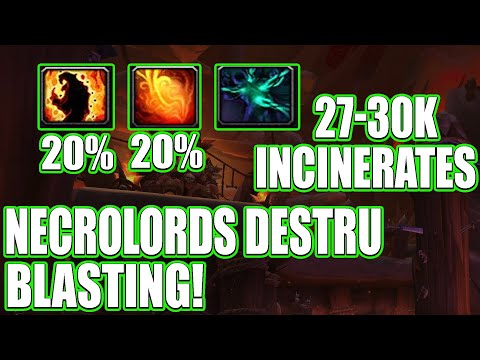 27-30k Incinerates Necrolords Destruction Warlock Is  Blasting In Season 4! Destru Buffs Are Nice