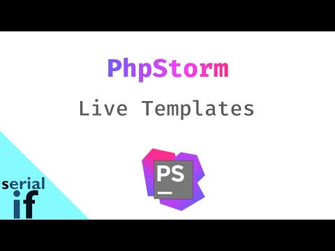 PhpStorm : Live Templates