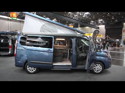 Lots of space: Ford Nugget 2021 Plus with pop-up roof panel van camper camper van