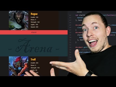 24 How To Create A Game Using JavaScript | Part 2 | Making The User Interact | JavaScript Tutorial