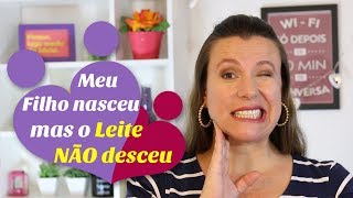 Meu filho já nasceu e meu leite não desceu, o que fazer | Amamentação