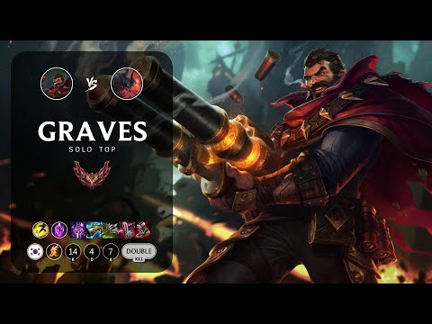 Graves Top vs Aatrox - KR Grandmaster Patch 13.20