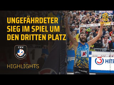 Popov/Reznik - Cottafava/Nicolai | Highlights - Platz 3, Beachvolleyball-EM 23 | SDTV Volleyball