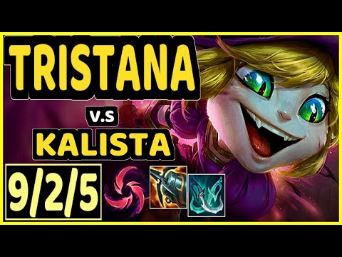 TRISTANA vs KALISTA - 9/2/5 KDA BOTTOM ADC GAMEPLAY - KR Ranked MASTER