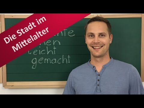 Die Stadt im Mittelalter -  Stadtrecht, Bürgerschaft, Zünfte und Juden