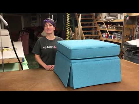 Upholstery Method - HOW TO CONSTRUCT A KICK PLEAT SKIRT