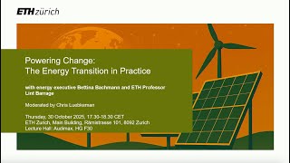 Global Lecture Series: The Energy Transition in Practice