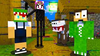 不思議なバグがいっぱい発生する世界でPVPしてみた結果が...【マイクラ】【カラフルピーチ×ぷちひな×いんく×たま】