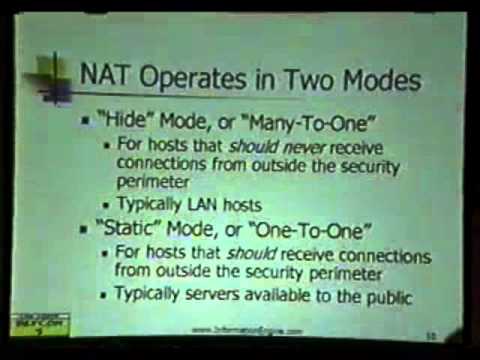 DEF CON 9 - Barry Stiefel - NAT for Newbies and Not So Newbies *
