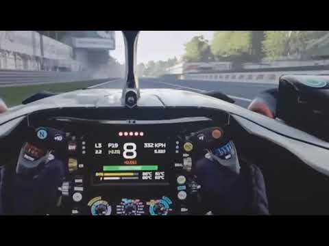 Valtteri Bottas P1 Realistic Eye View Onboard Lap in F1 Game | 2021 Italian Grand Prix