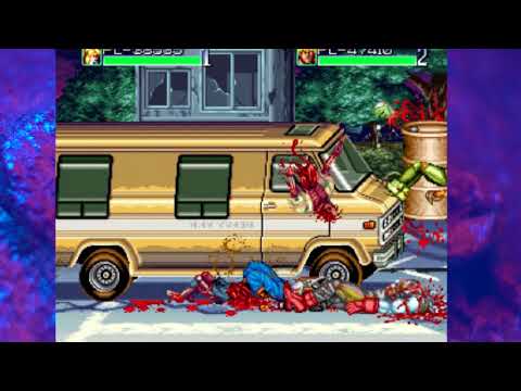 Night Slashers X (First 4 stages) - Beats of Rage Arcade Gameplay